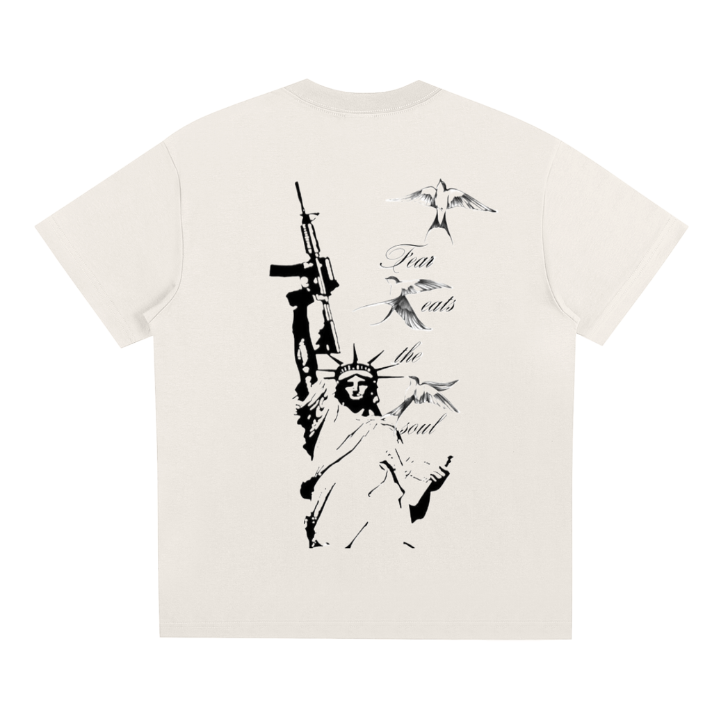 fear eats the soul cream liberty tee